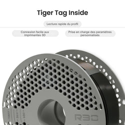 R3D - PETG High-Speed - Noir (Black) - 1,75 mm - 1 kg avec RFID TigerTag