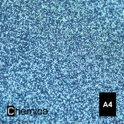 Chemica - Bling Bling Star Bleu Clair (Light Blue)- Feuille 30 x 20 cm
