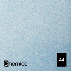 Chemica - Bling Bling Star - Bleu Clair Néon (Neon Light Blue) - Feuille 30 x 20 cm