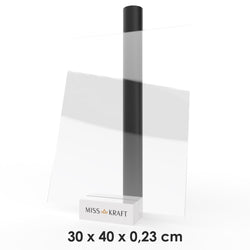 Plaque acrylique MissKraft - Transparent