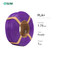 eSun - PLA+ - Violet (Purple) - 1,75 mm - 1 kg Refill avec RFID TigerTag