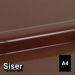 Siser - Basic Flex - Feuille A4 Thermocollant - (A0086) Chocolat - 20 x 30 cm