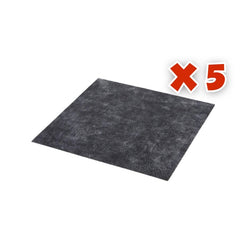 Craft Express - 5 Feuilles de Cuir pour découpe et gravure laser - Bleu Marine - 30,5 x 30,5 cm