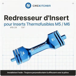 CNC Kitchen - Outil d’Insertion pour Inserts Filetés (Insert straightener) - M5/M6