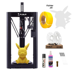 Pack FLsun Super Racer (SR) Edition Pika avec un .stl offert