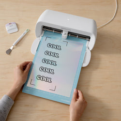 Cricut - Printable Vinyl  - 10 Feuilles de Vinyle Imprimable