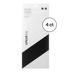 Cricut - Joy - Feuilles de Vinyle Amovible - Noir (Black) - 14 x 33 cm - 4 pièces