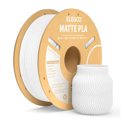 Elegoo - Matte PLA - Blanc (White) - 1,75 mm - 1 kg