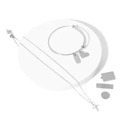 xTool - Ensemble de création de collier et bracelet - Acier inoxydable - Argent