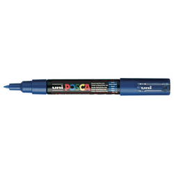 POSCA - Marqueur Pointe Conique Extra Fine - Bleu Foncé
