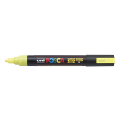 POSCA - Marqueur Pointe Conique Moyenne - Jaune Fluo