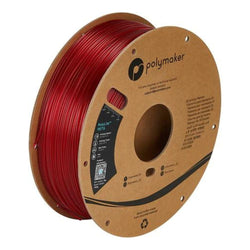 Polymaker - PolyLite Translucent PETG - Rouge (Red) - 1,75 mm - 1 kg