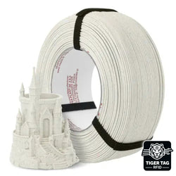 Rosa3D - PLA Speed - Blanc Chaud Matte (Matte Marble Ivory) - 1,75 mm - 1 kg Refill avec RFID TigerTag