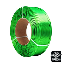 Rosa3D - PLA Silk - Vert (Green) - 1,75 mm - 1 kg Refill avec RFID TigerTag