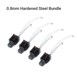 Snapmaker - U1 - Tête d'Extrusion Buse 0,8 mm Acier trempé (Hardened Steel Hot End Bundle) - 4 pcs