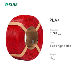 eSun - PLA+ - Rouge Pompier (Fire Engine Red) - 1,75 mm - 1 kg Refill avec RFID TigerTag