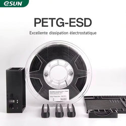 eSun - PETG-ESD - Noir (Black) - 1,75 mm - 1 kg