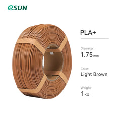 eSun - PLA+ - Marron Clair (Light Brown) - 1,75 mm - 1 kg Refill