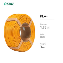 eSun - PLA+ - Or (Gold) - 1,75 mm - 1 kg Refill